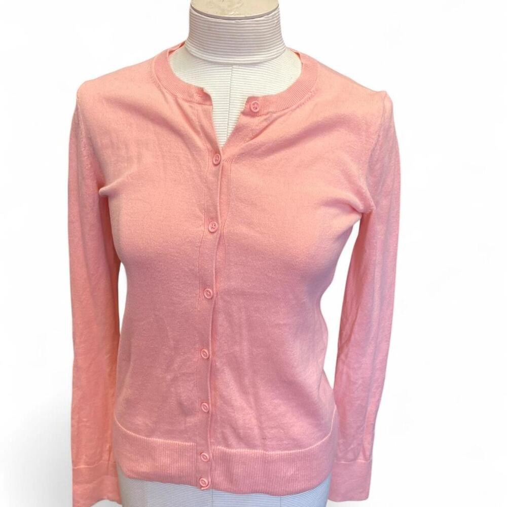 Gap pink button up cardigan